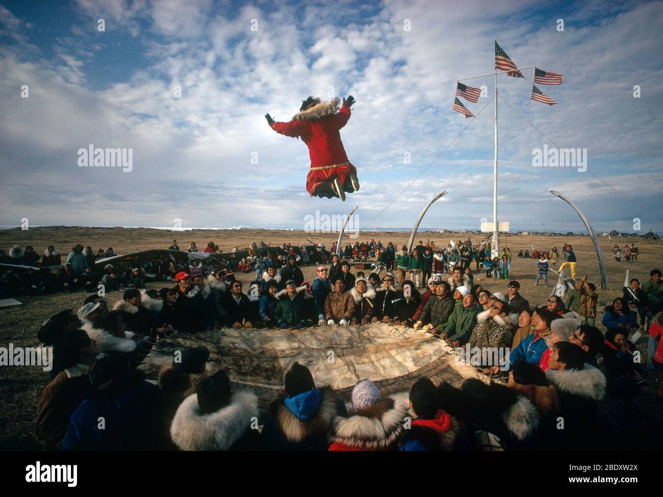 Point Hope Whaling Festival Stock Photo