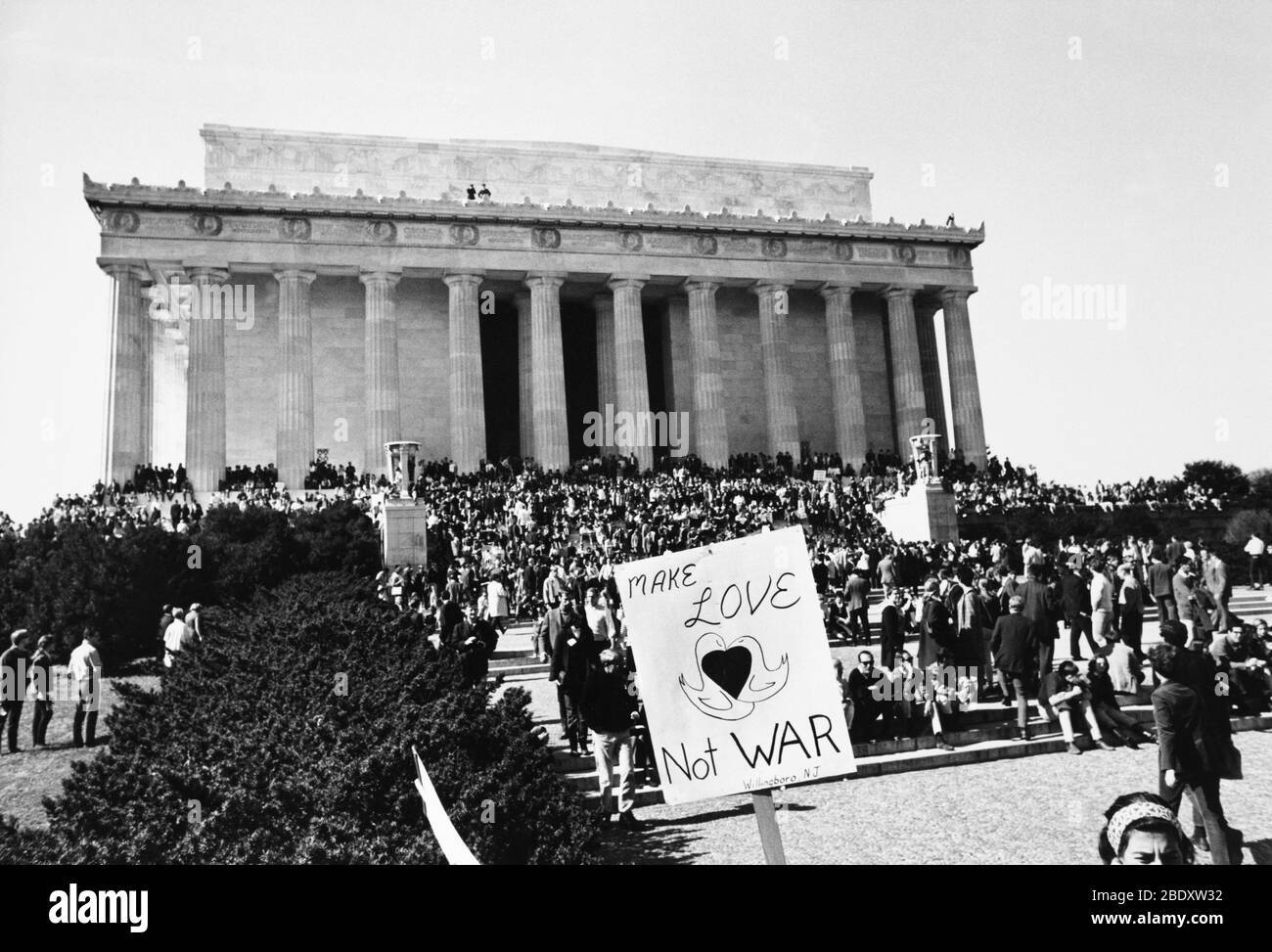 Anti-War Demonstration Stock Photo