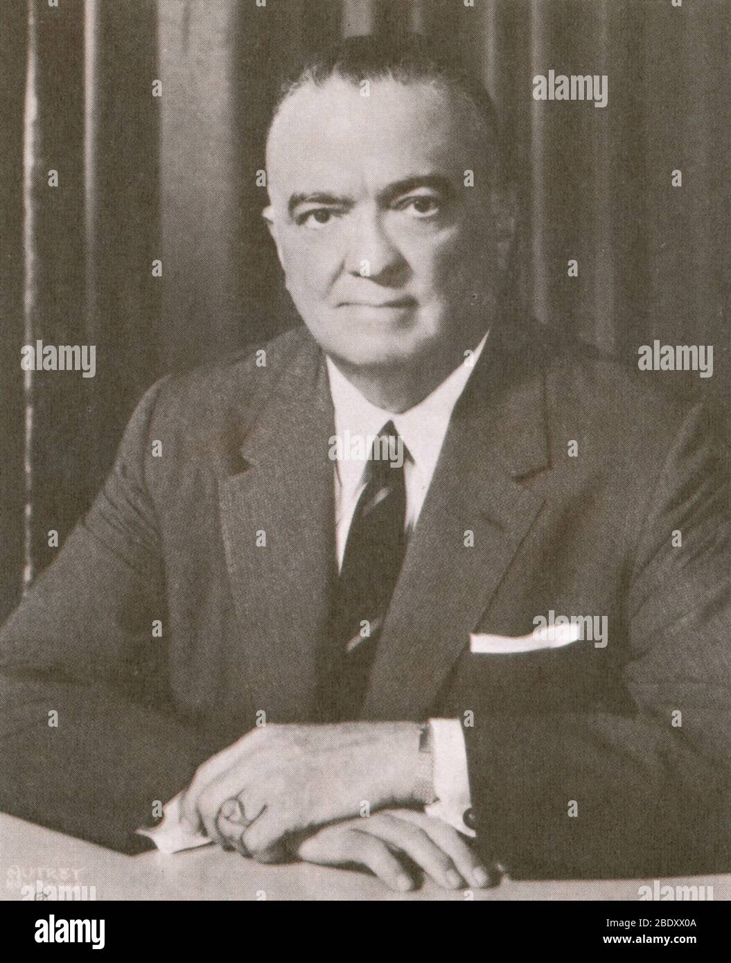 J. Edgar Hoover, First Director of the FBI Stock Photo