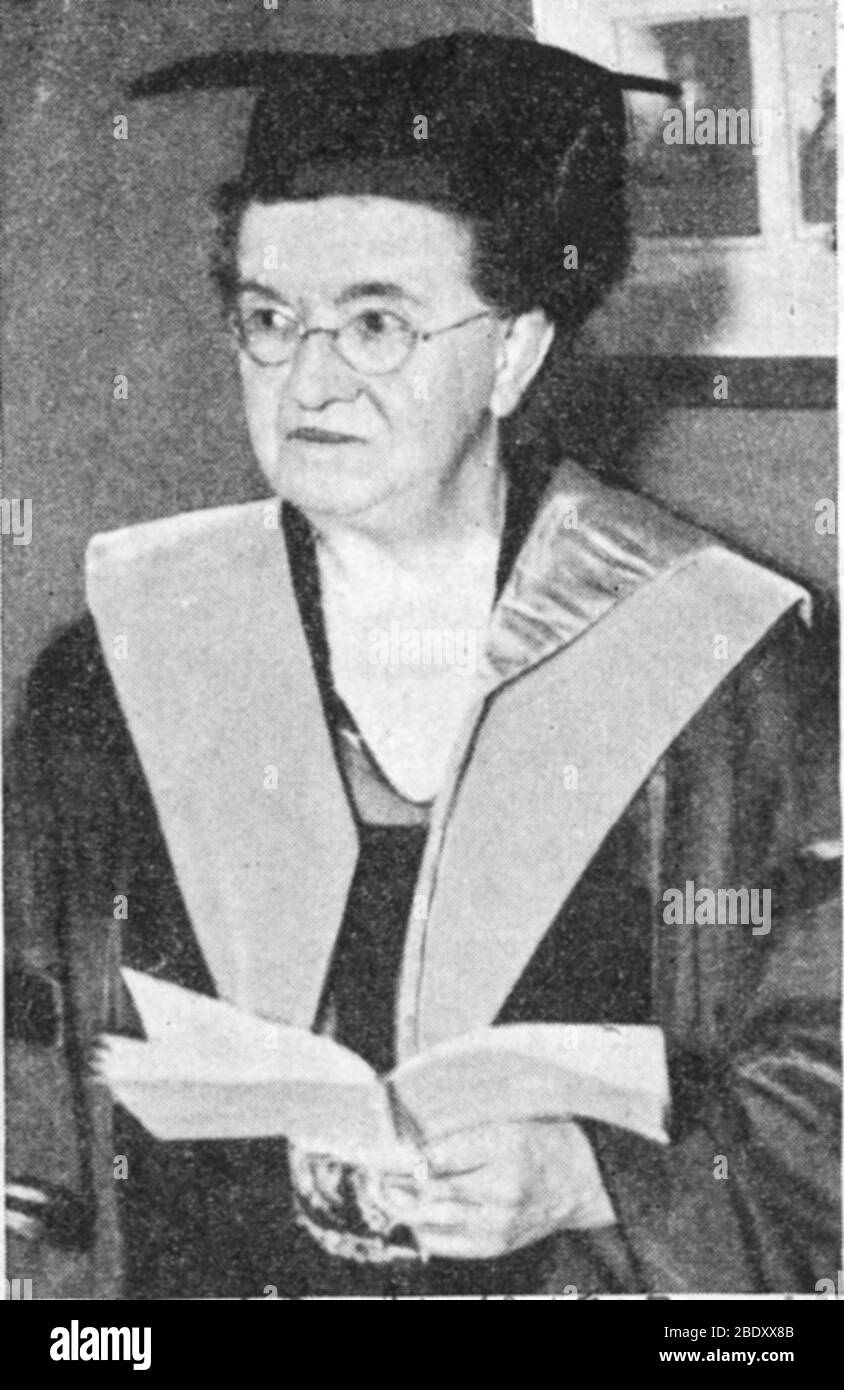 Florence R. Sabin, American Medical Scientist Stock Photo