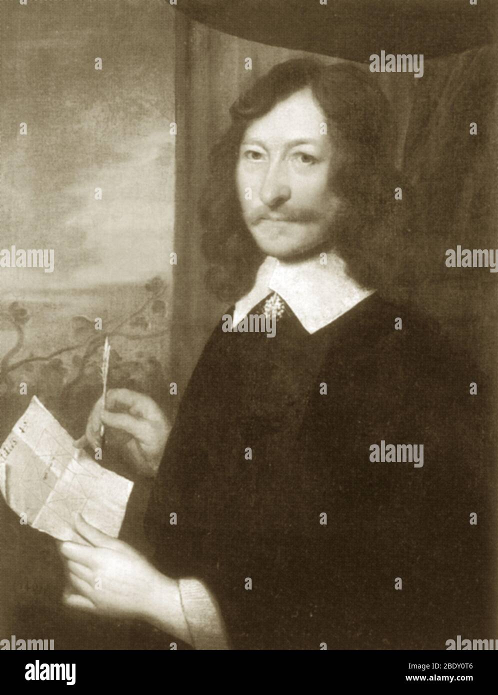 William Lilly, English Astrologer Stock Photo