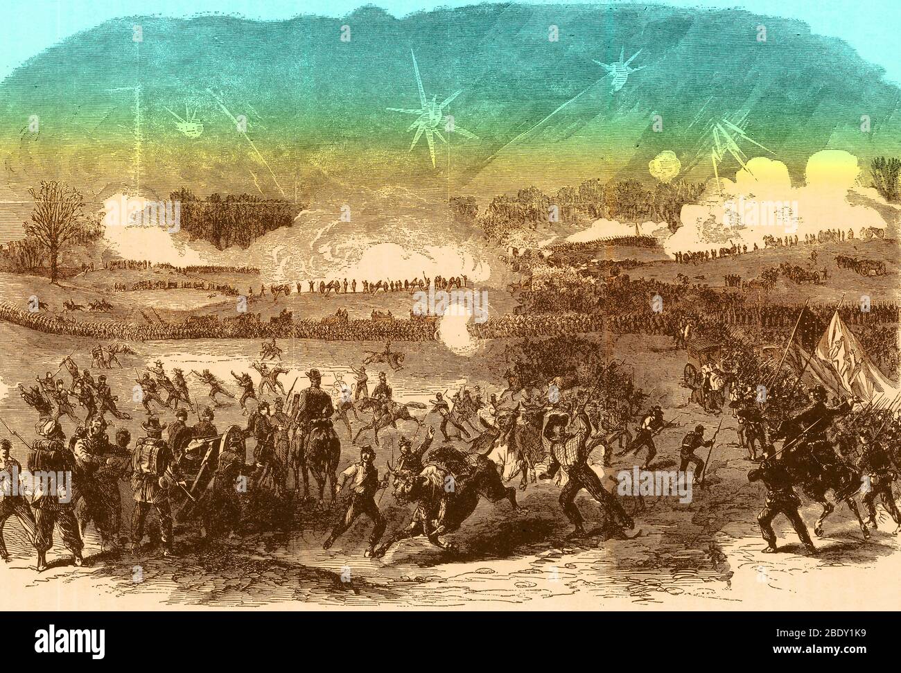 Battle of Chancellorsville, 1863 Stock Photo