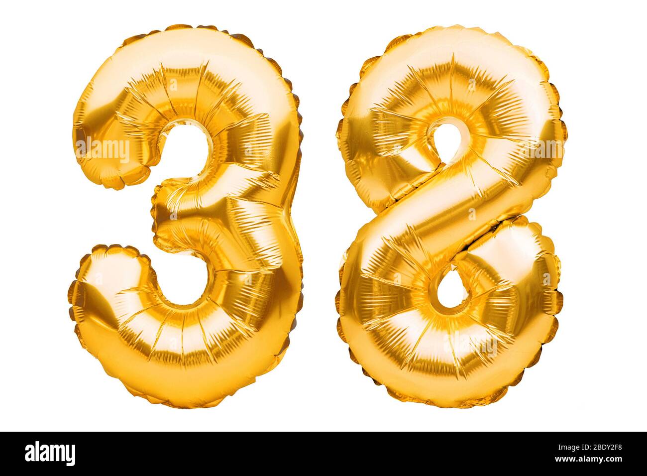 Numeral 38 thirty eight isolated hi-res stock photography and