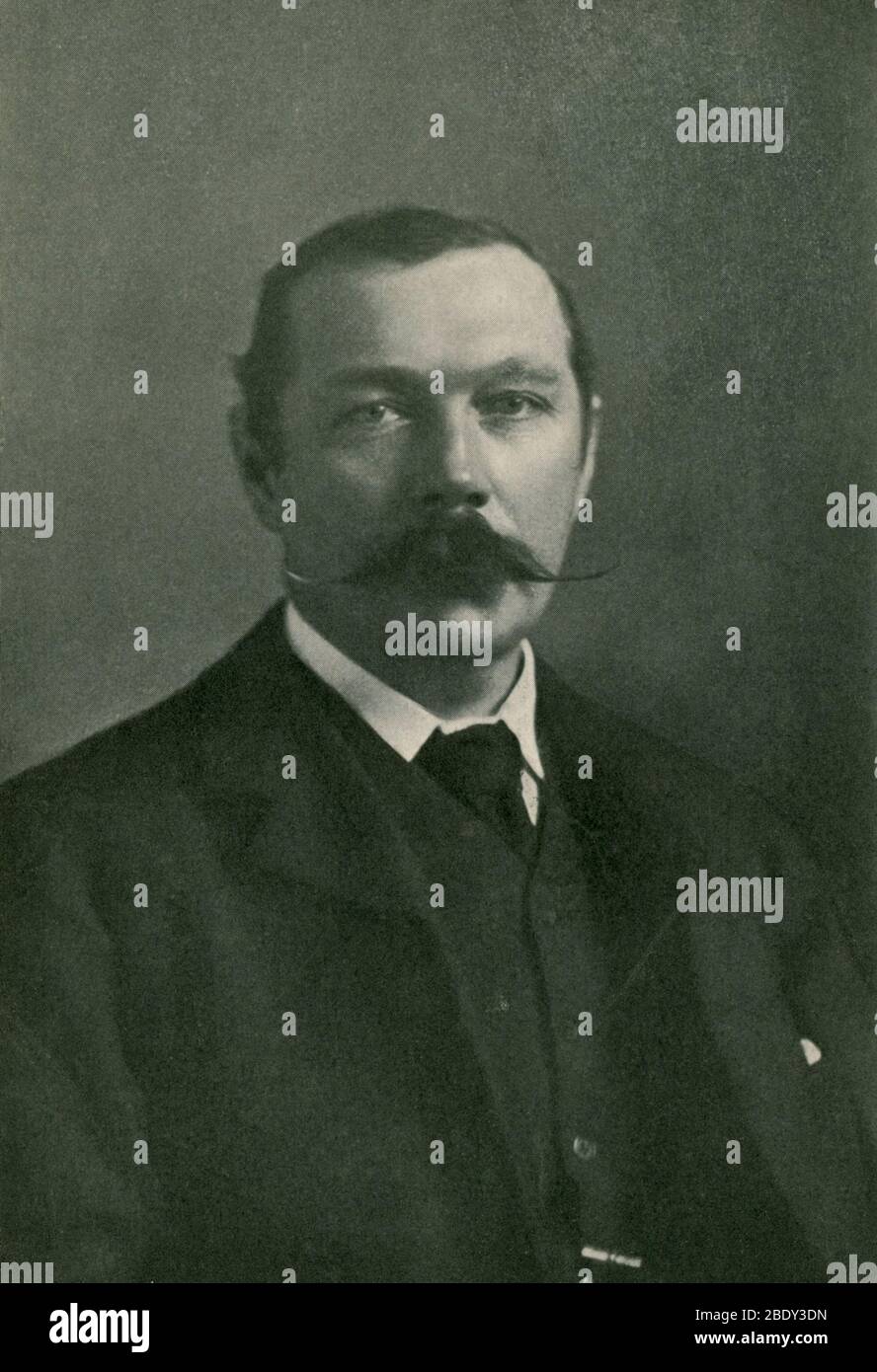 Arthur Conan Doyle, Scottish Author Stock Photo