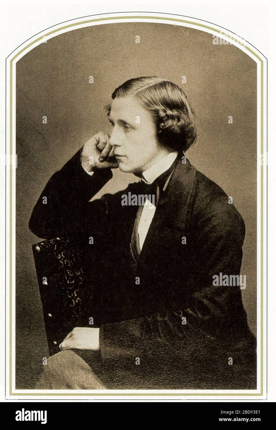 Charles Dodgson AKA Lewis Carroll, English Author Stock Photo