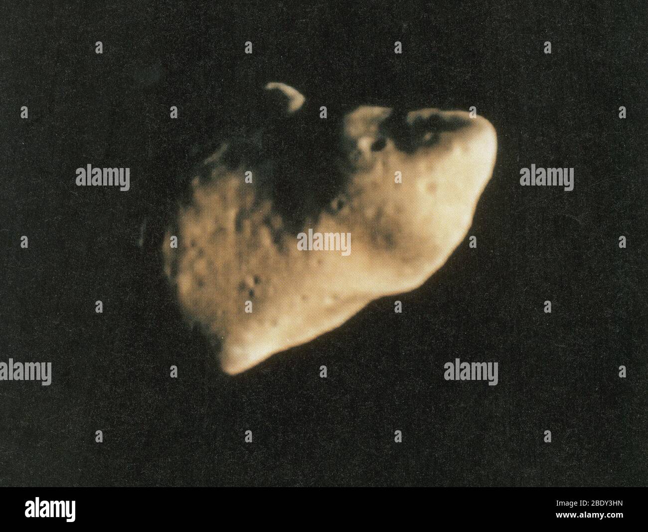 Gaspra, S-Type Asteroid, 1991 Stock Photo