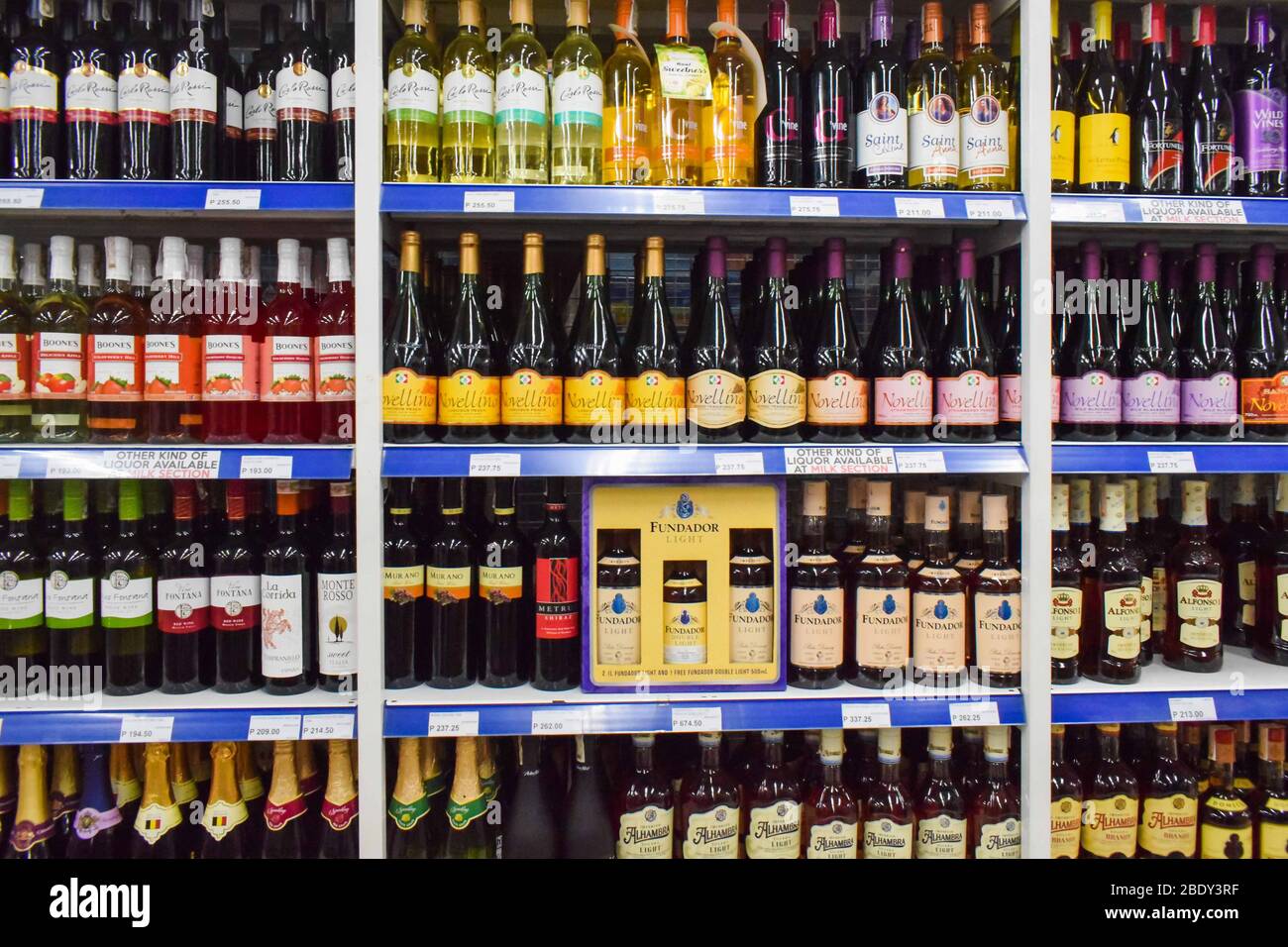 SEPTEMBER 22, 2019BAGUIO CITY PHILIPPINES Different kinds of wine