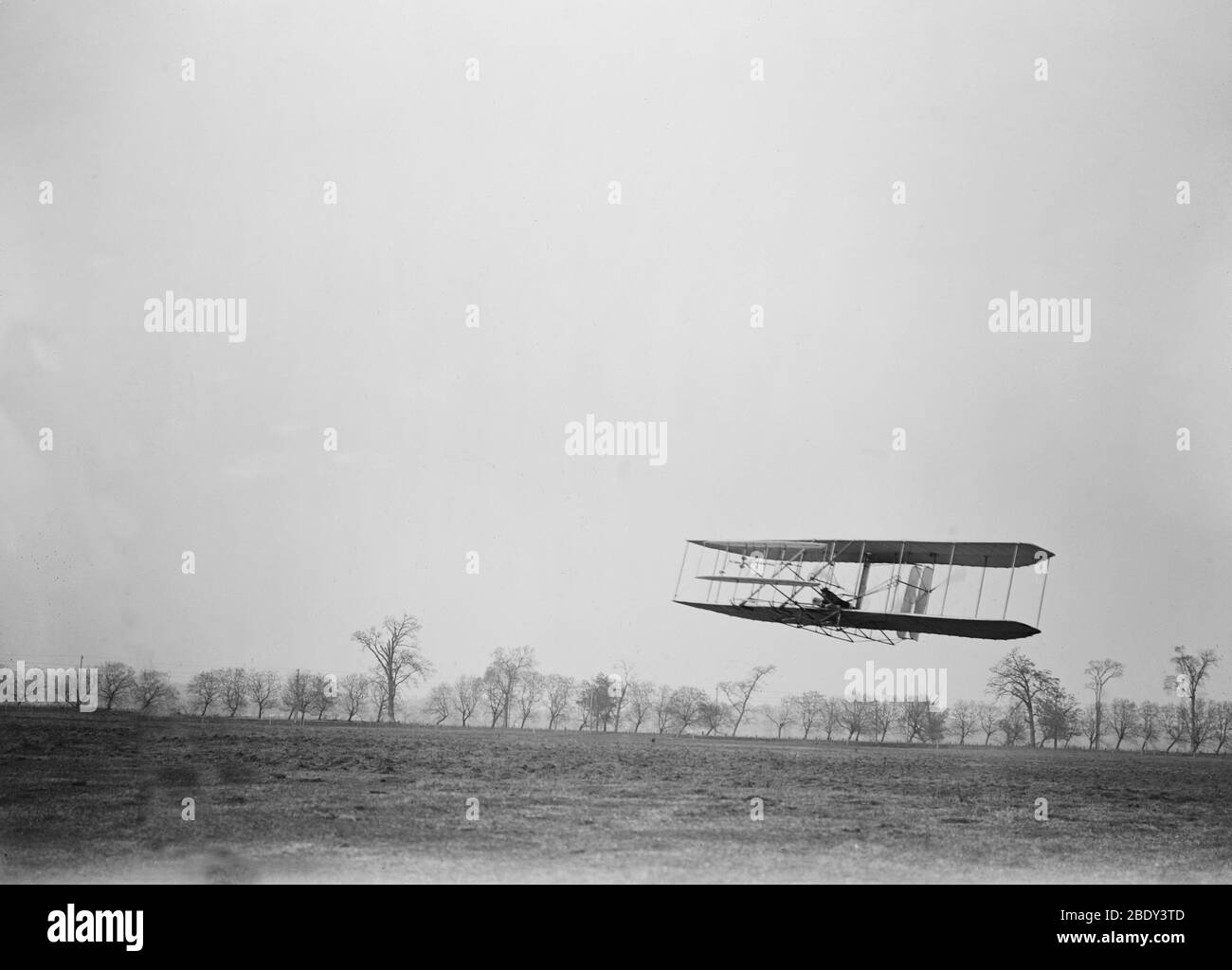 Wilbur wright piloting wright flyer ii hires stock photography and