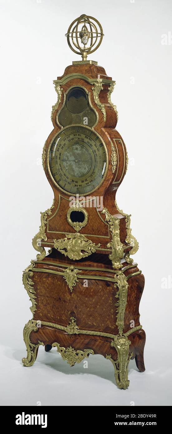 Planisphere Clock, c.1745 Stock Photo
