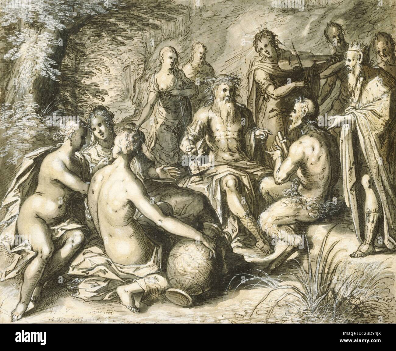 Judgment of Midas Stock Photo - Alamy