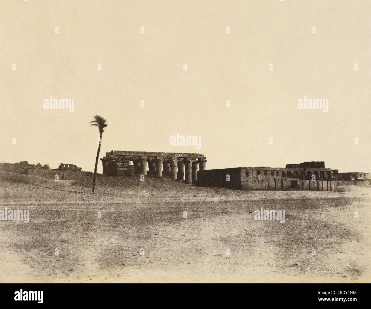 Temple of Amon-Re, Luxor Stock Photo