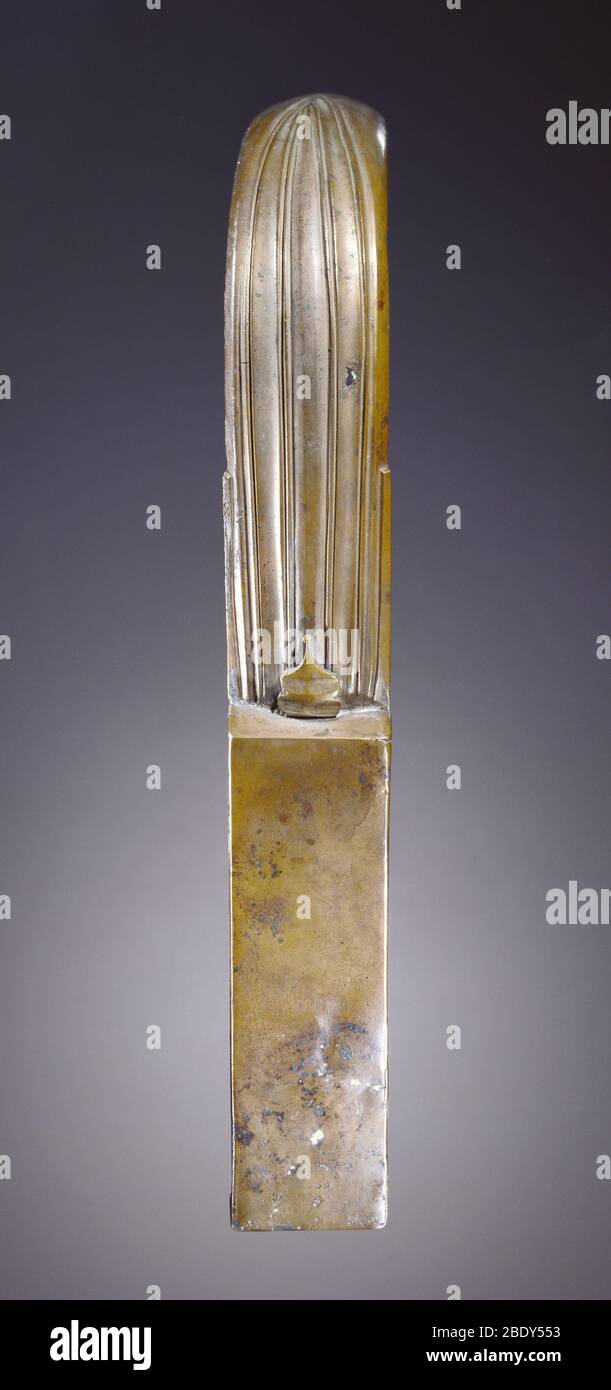 Ancient Roman Strigil for Cleaning Body Stock Photo