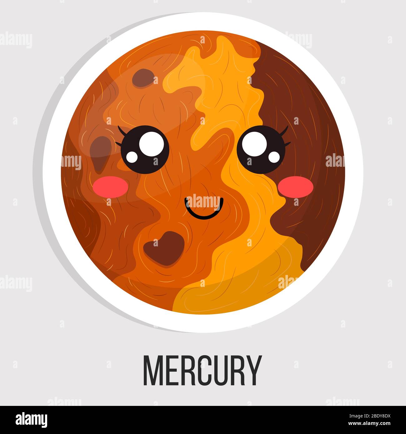Cute Mercury Planet