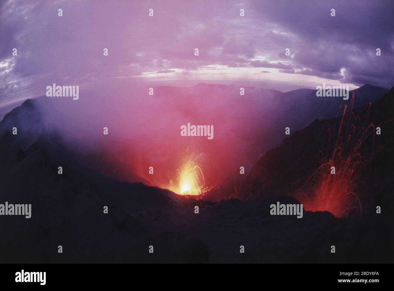 Yasur Volcano Stock Photo