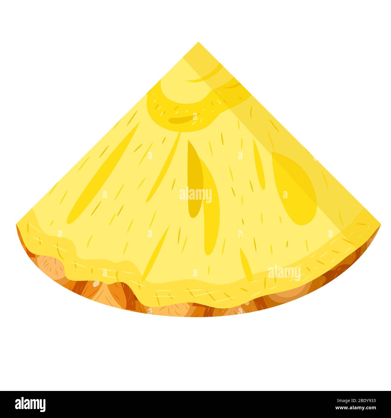 Cartoon Pineapple Slice