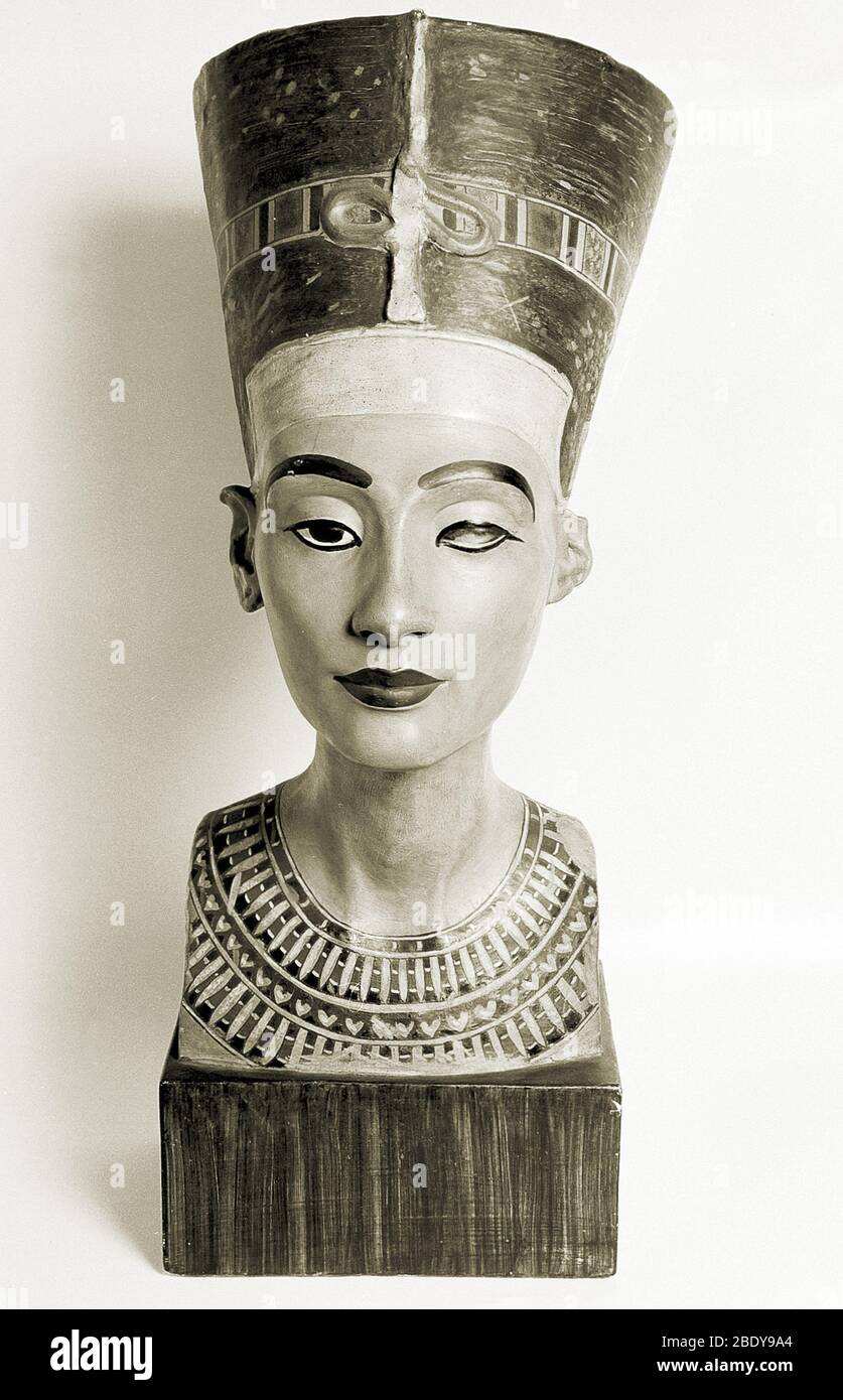 Nefertiti, Ancient Egyptian Queen Stock Photo