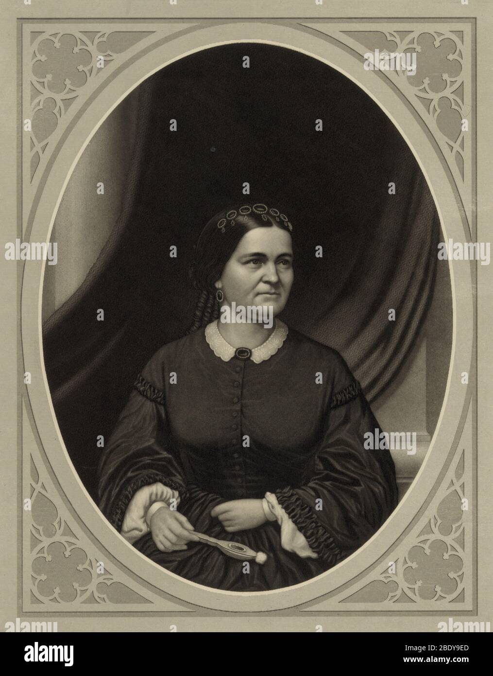 Mary Todd Lincoln, First Lady Stock Photo