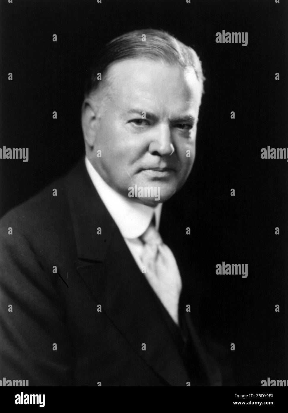 Presidential Candidate Herbert Hoover, 1928 Stock Photo