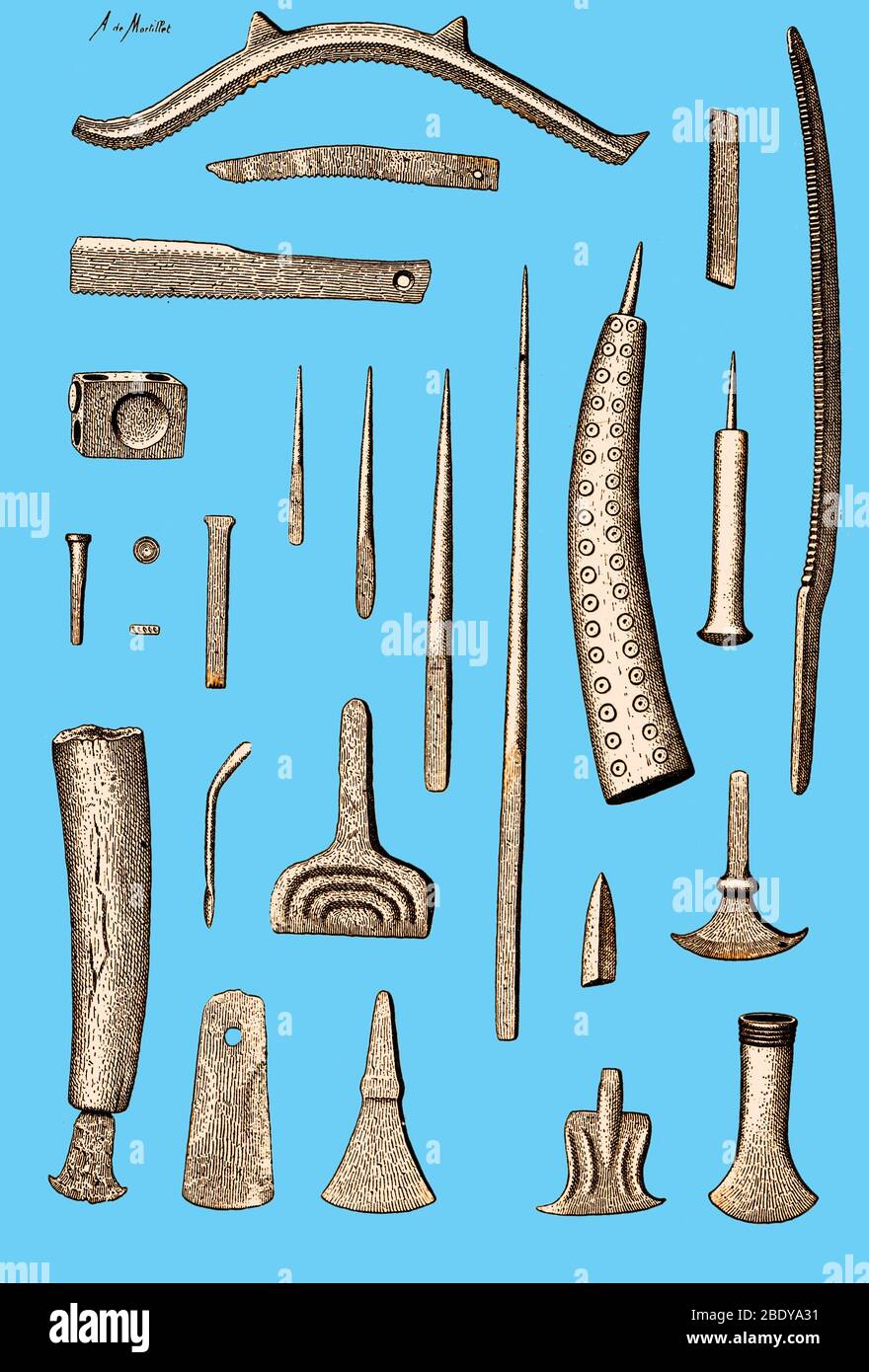 Bronze age tools hi-res stock photography and images - Alamy