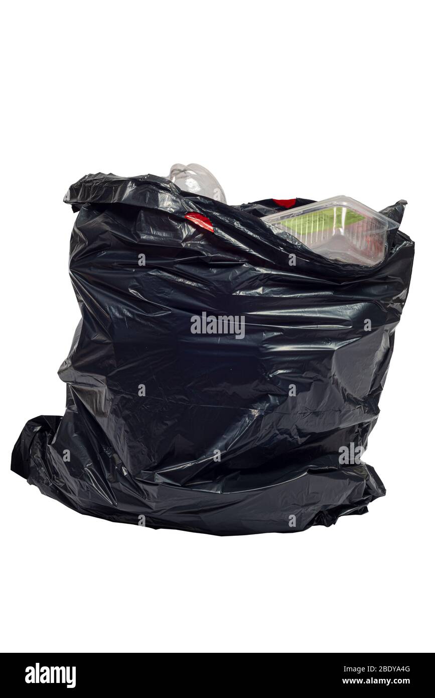 Black garbage bag hi-res stock photography and images - Alamy