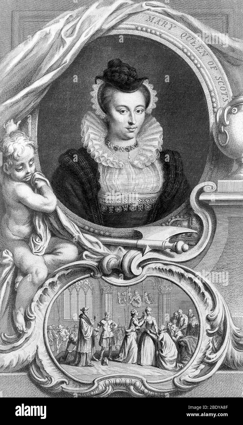 Mary, Queen of Scots, 1587 Stock Photo