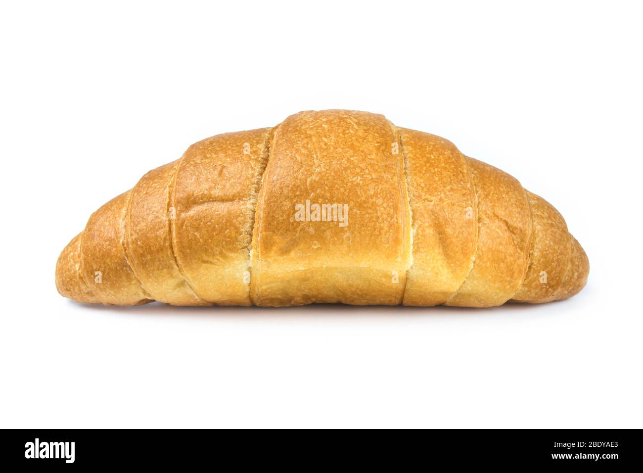 Croissant close up isolated on white background Stock Photo