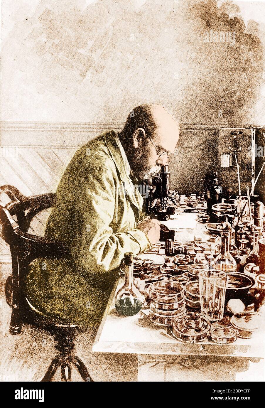 Robert Koch, German Bacteriologist Stock Photo