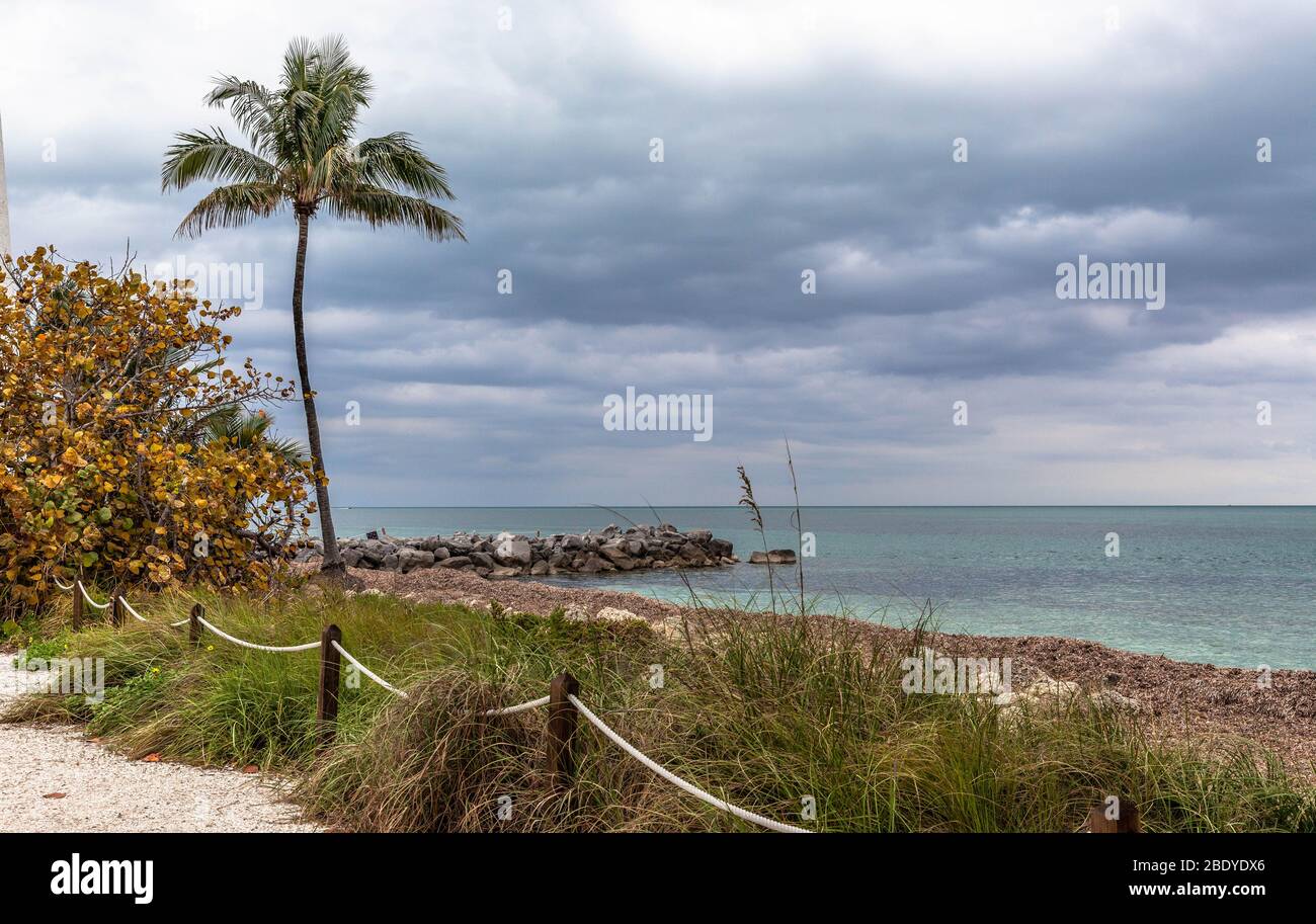 Cape Florida, Bill Baggs Cape Florida State Recreation Area, Key Biscayne, Florida, USA. Stock Photo