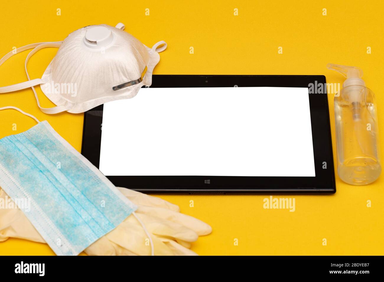 Download Stop The Virus And Epidemic Diseases Reusable Medical Mask On A Yellow Background Health Protection And Prevention During Influenza And Infectious D Stock Photo Alamy PSD Mockup Templates