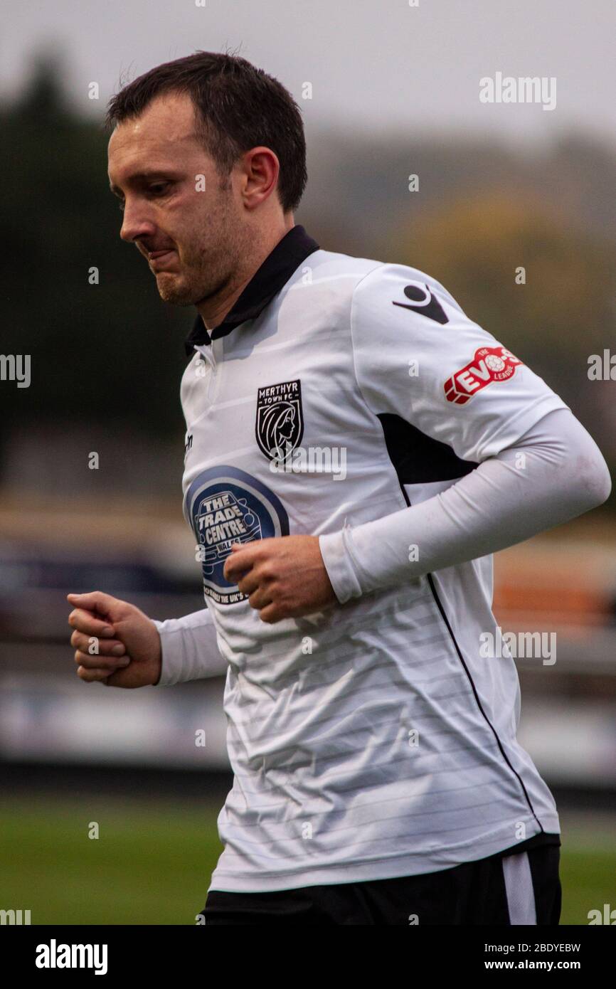 Merthyr Town v Cinderford at Penydarren Park in the FA Cup on the 29th October 2016. Stock Photo