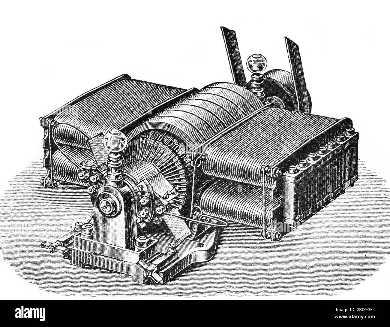 Siemens Self Exciting Dynamo, 1873 Stock Photo