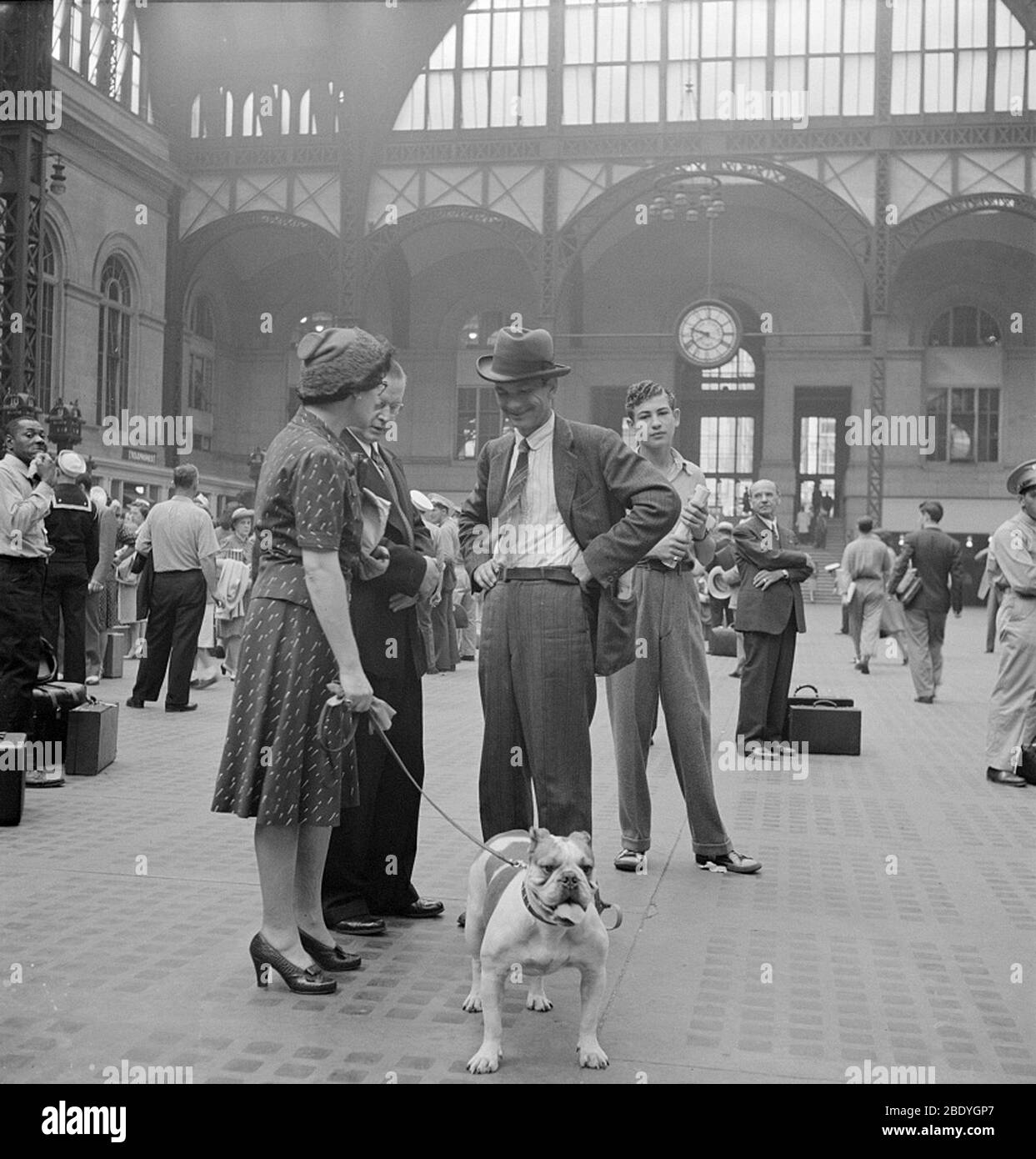 NYC, Penn Station, 1942 Stock Photo
