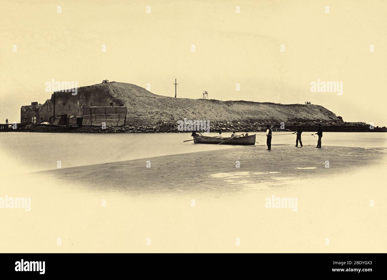 Fort Sumter, 1864 Stock Photo