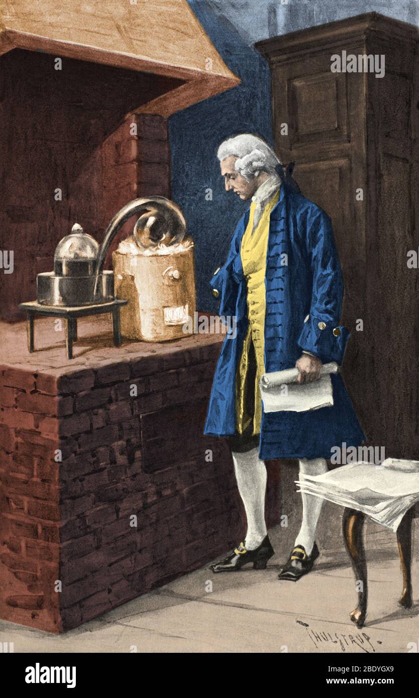 Antoine-Laurent Lavoisier, French Chemist Stock Photo