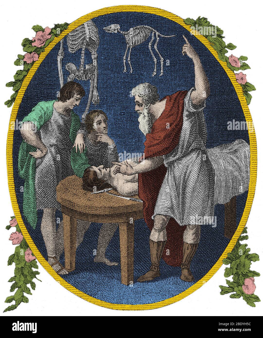 Galen, Ancient Greek Physician Stock Photo