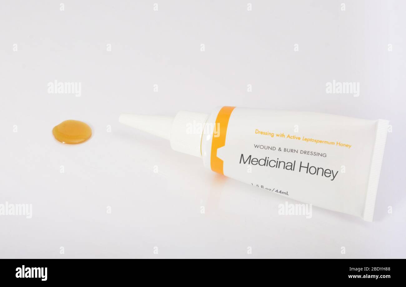 Medicinal Honey Dressing Stock Photo