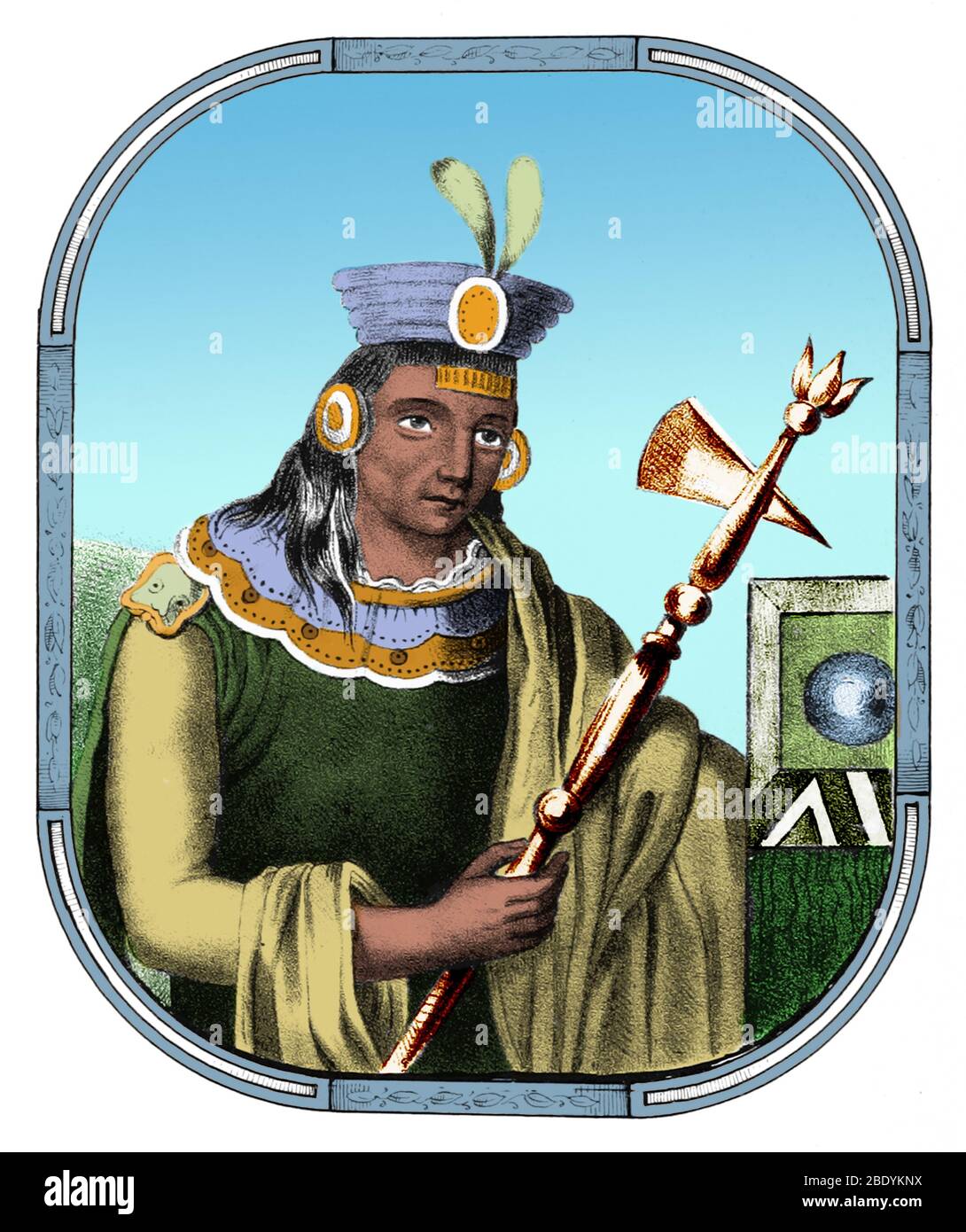 Manco Capac, Founder of Inca Civilization Stock Photo