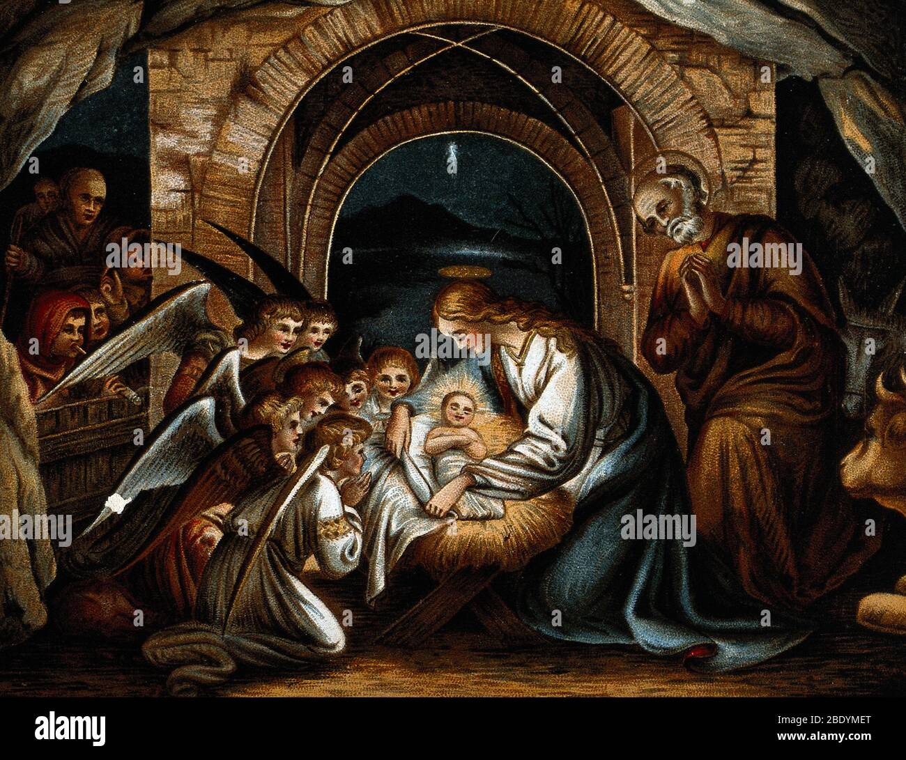 Nativity of Jesus Stock Photo