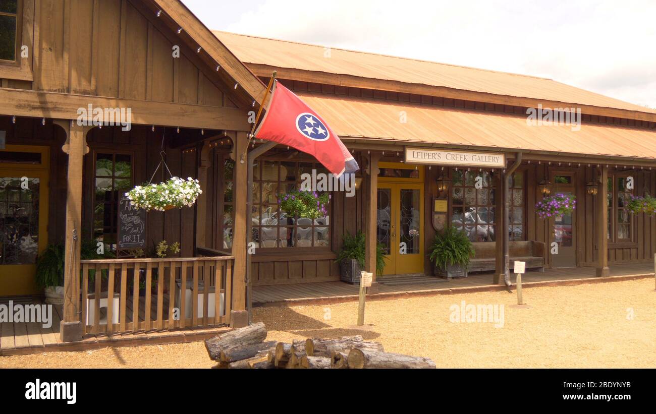 Leipers Creek Gallery at Leipers Fork - LEIPERS FORK, UNITED STATES - JUNE 17, 2019 Stock Photo
