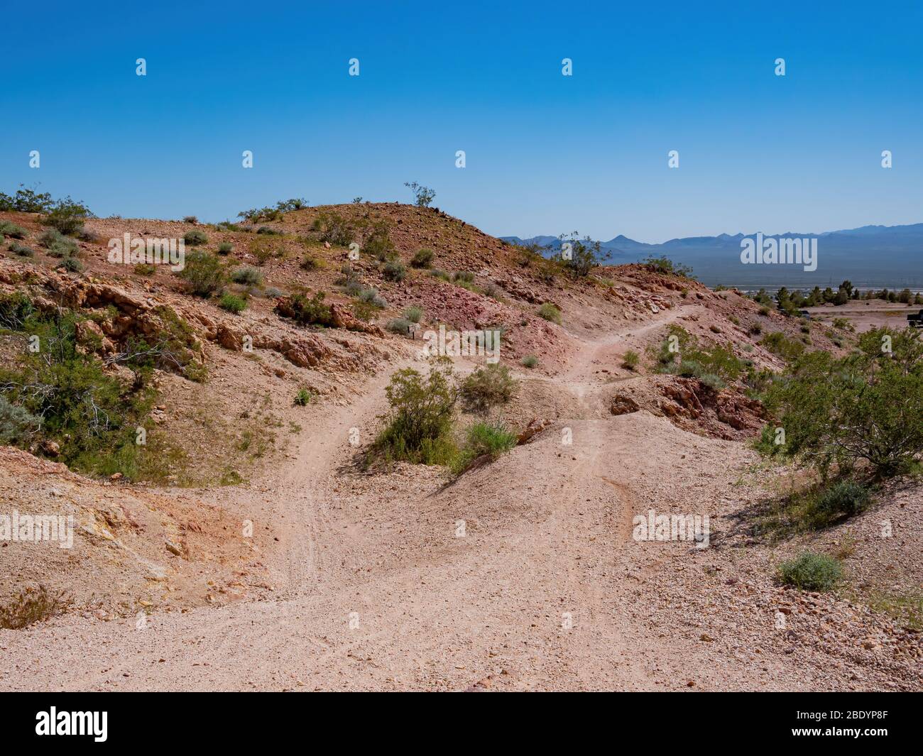 Mountain Bike Trails along the Bootleg Canyon at Boulder City, Nevada