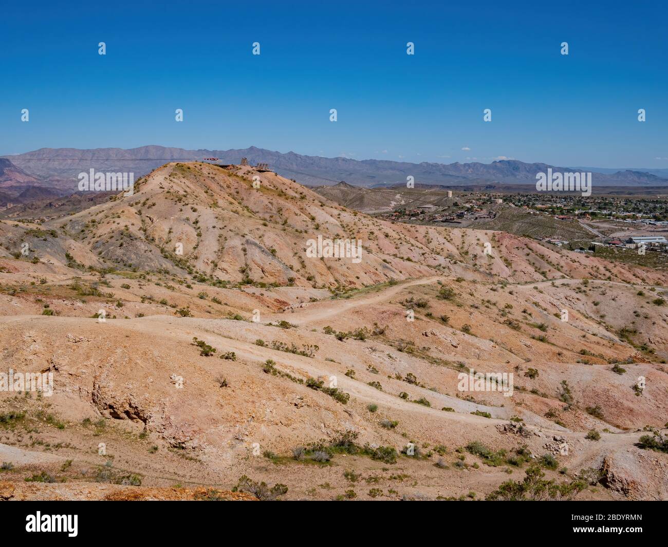 Mountain Bike Trails along the Bootleg Canyon at Boulder City, Nevada
