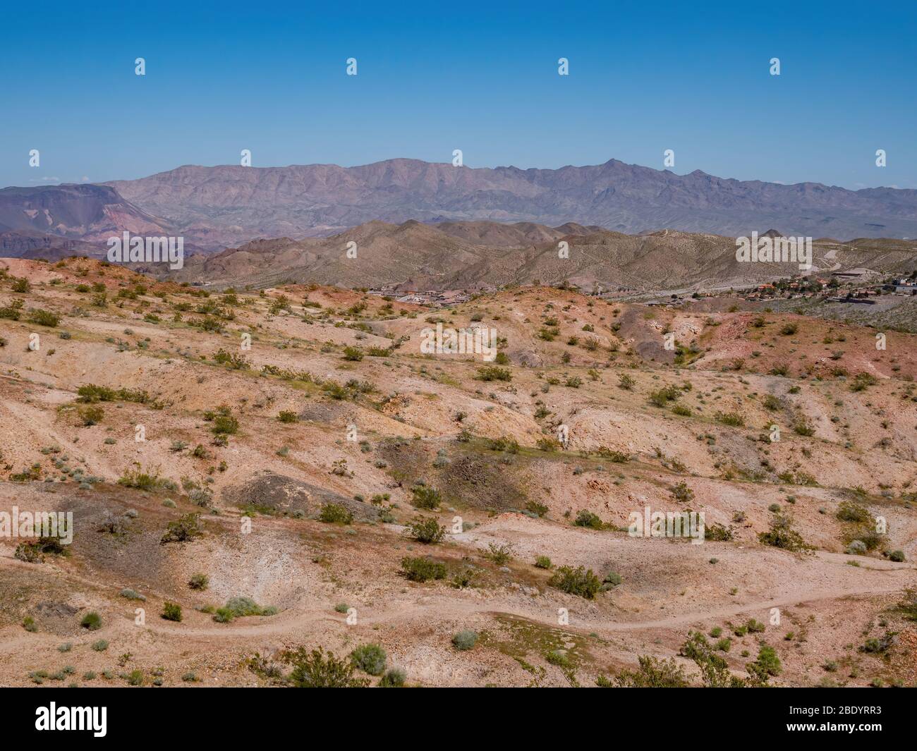 Mountain Bike Trails along the Bootleg Canyon at Boulder City, Nevada
