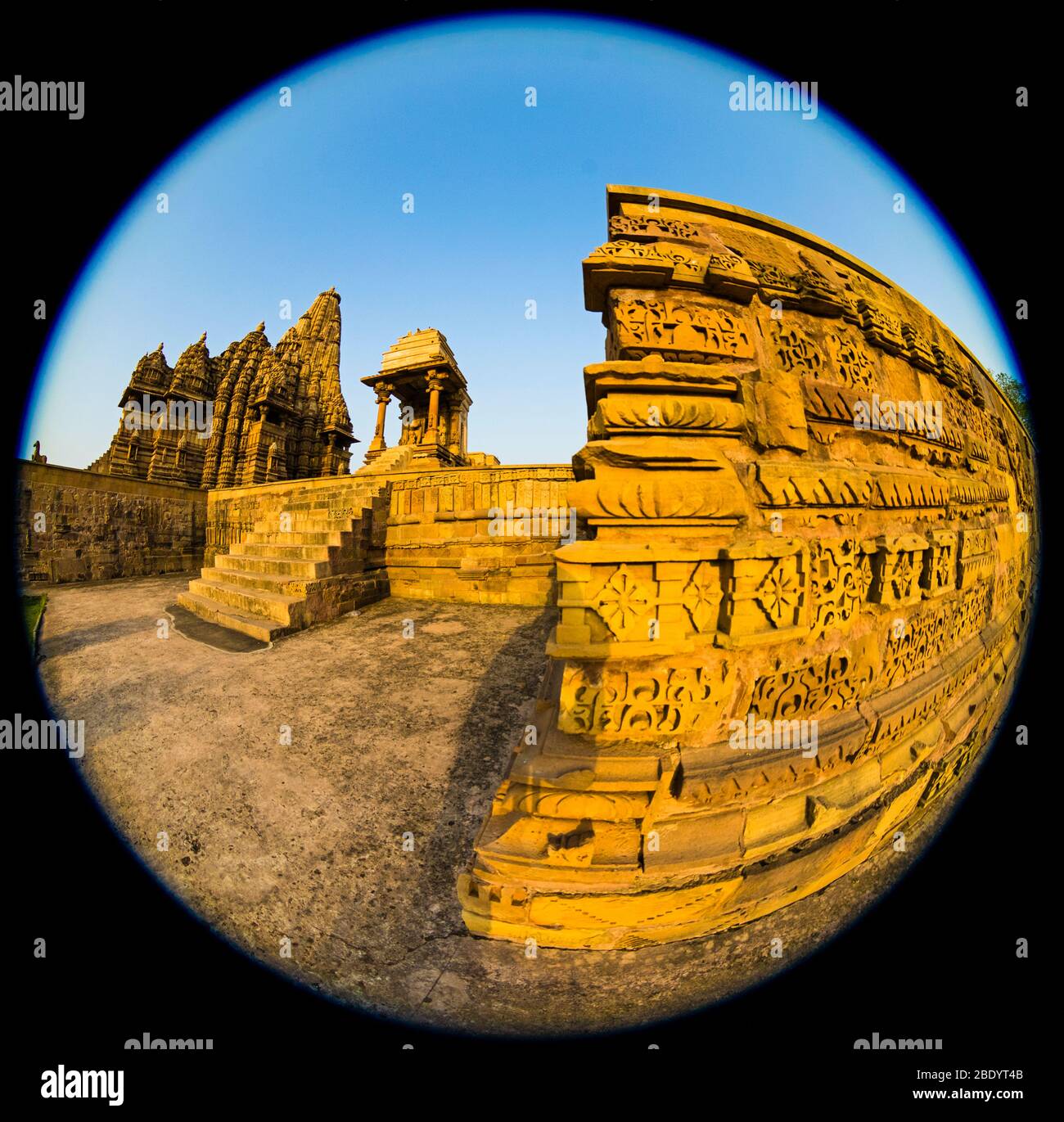 Khajuraho temples, Chhatarpur, Madhya Pradesh, India Stock Photo