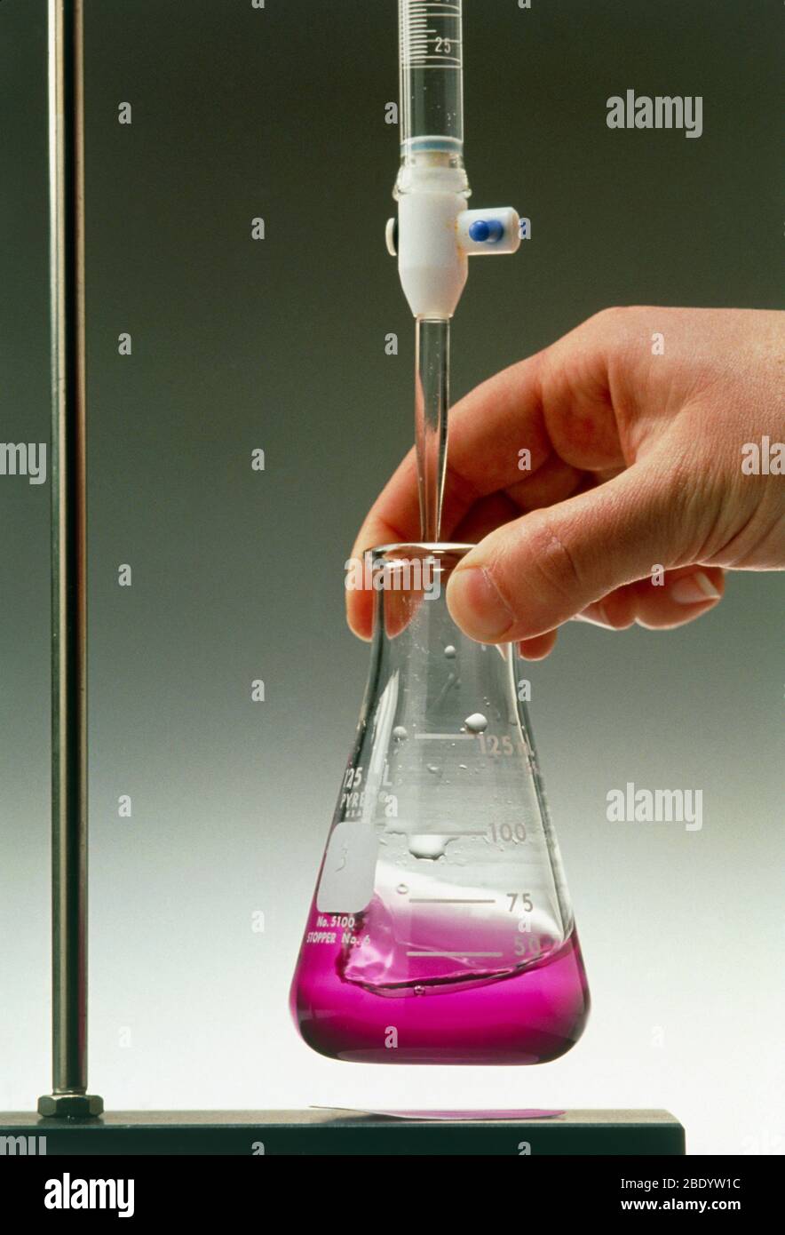 Acid-Base Titration Stock Photo