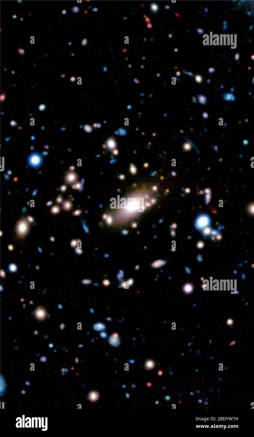 Galaxy Cluster Stock Photo