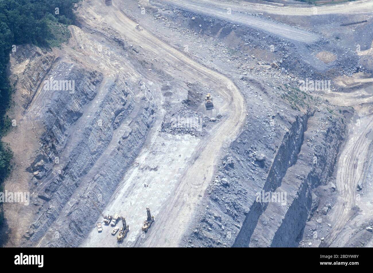 Strip Mining Stock Photo