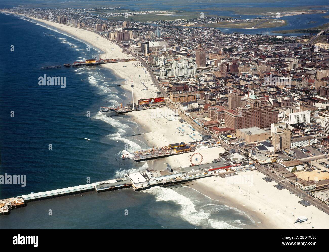 Atlantic City in the 1960s Stock Photo
