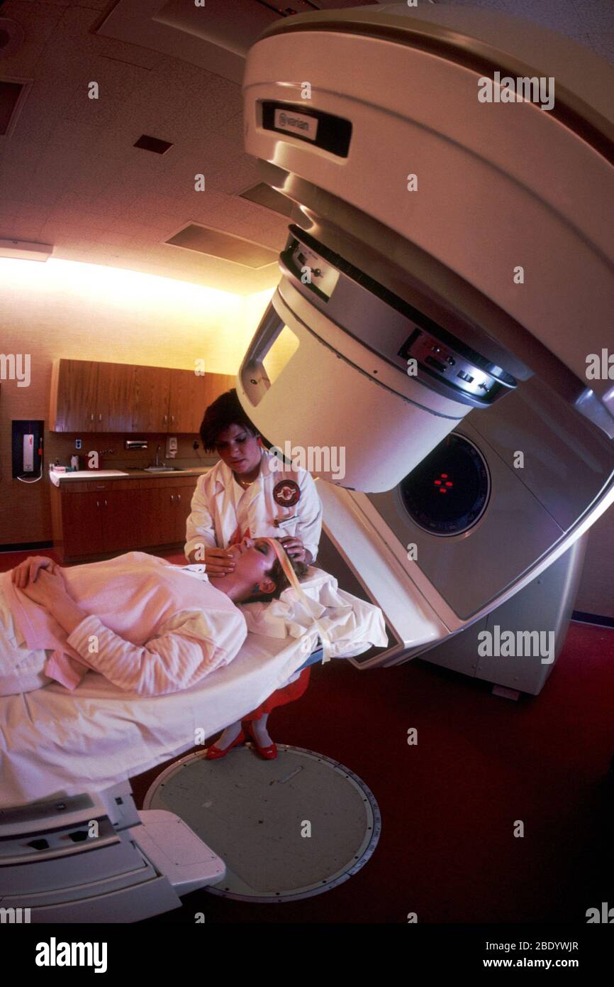 Radiation Treatment Stock Photo