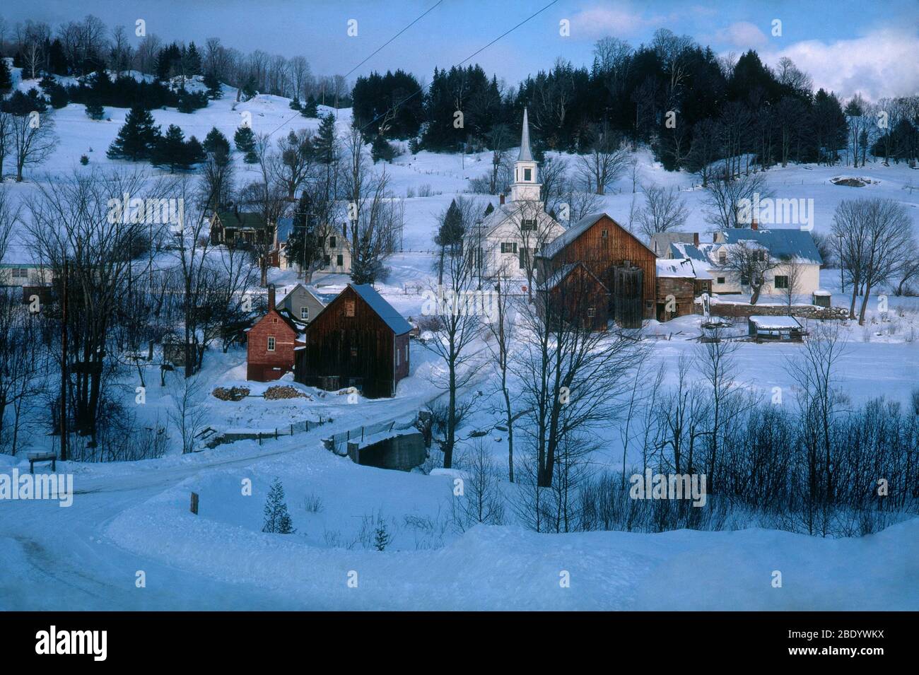 Winter Countryside Stock Photo