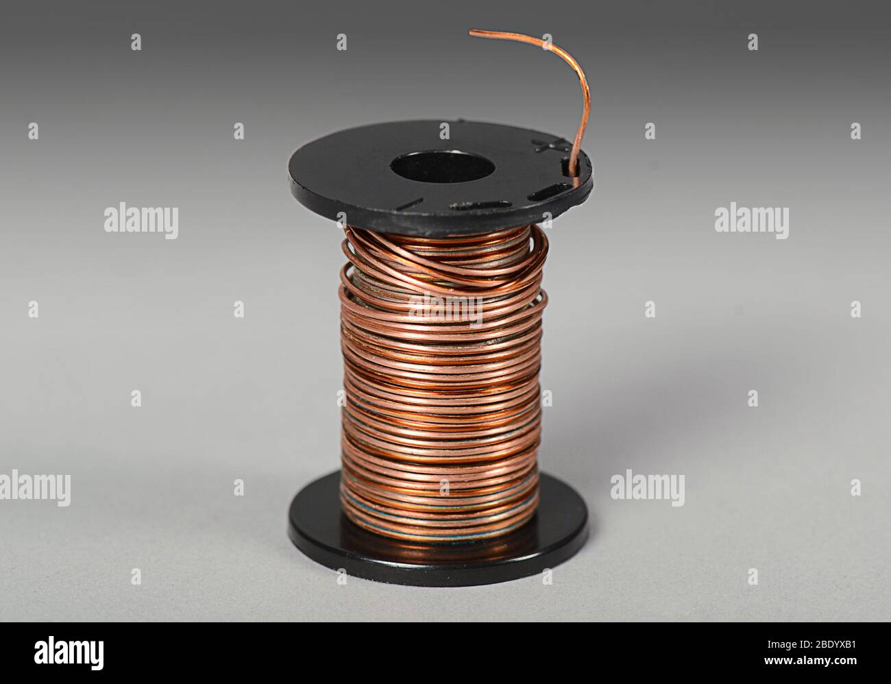 Spool of Copper Wire Stock Photo